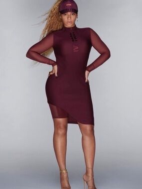 Adidas Ivy Park Beyoncé Asymmetrical Dress